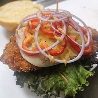 Hawaiian Chicken Sandwich Platter