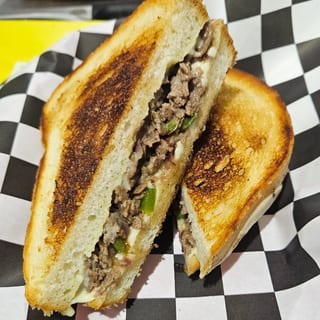 Cheesesteak Grilled Cheese