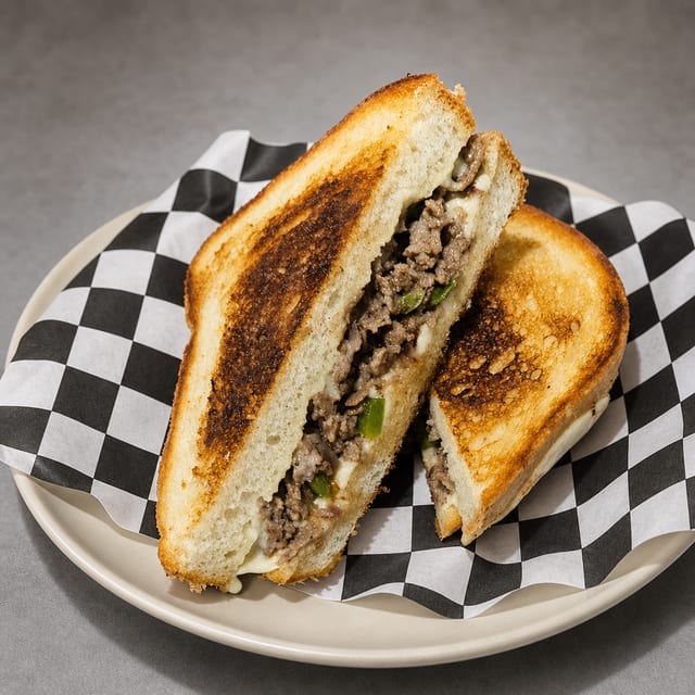 Cheesesteak Grilled Cheese Platter.